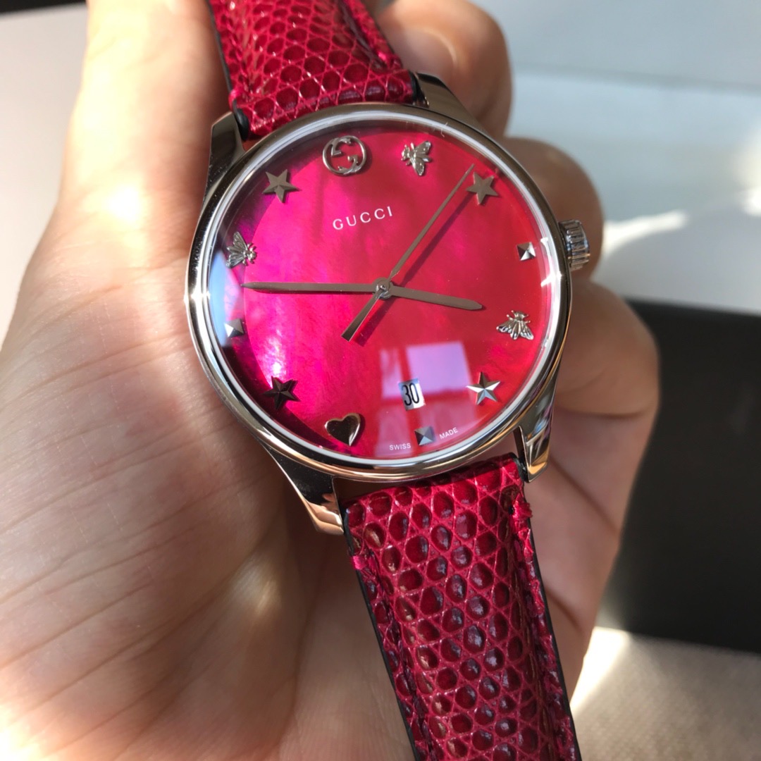 GC09 GUCCI古驰纯原厂正品，全套专柜包装，带盖章保卡，防伪卡，支持专柜验货，实物拍摄；GUC