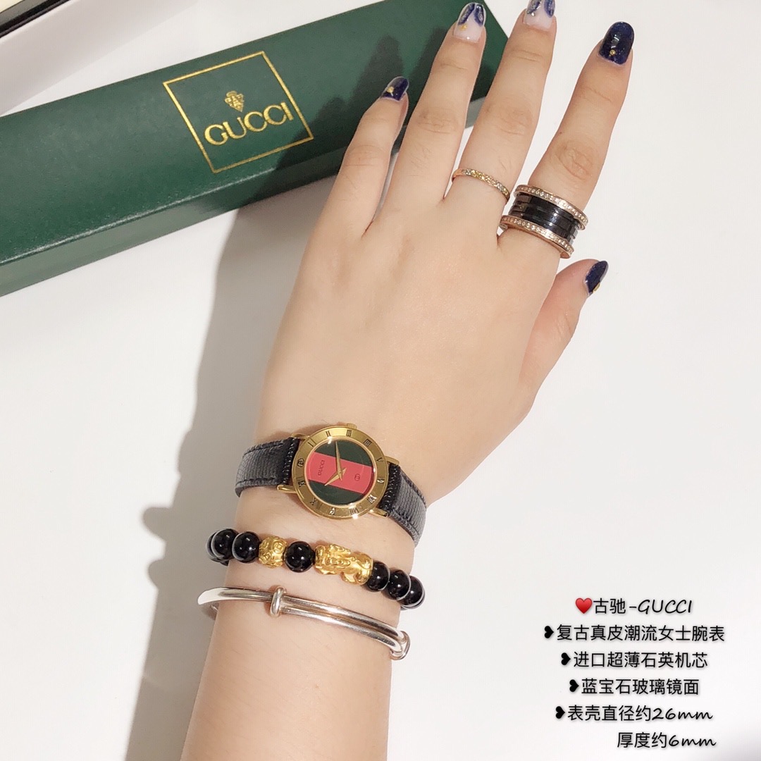 GC27 GUCCI古驰纯原厂正品，全套专柜包装，带盖章保卡，防伪卡，支持专柜验货，实物拍摄；无佩戴