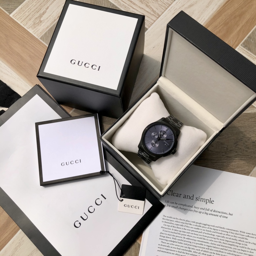 GC44 original Gucci,古驰 小蜜蜂精钢G-timeless系列男表，大部件原装厂出