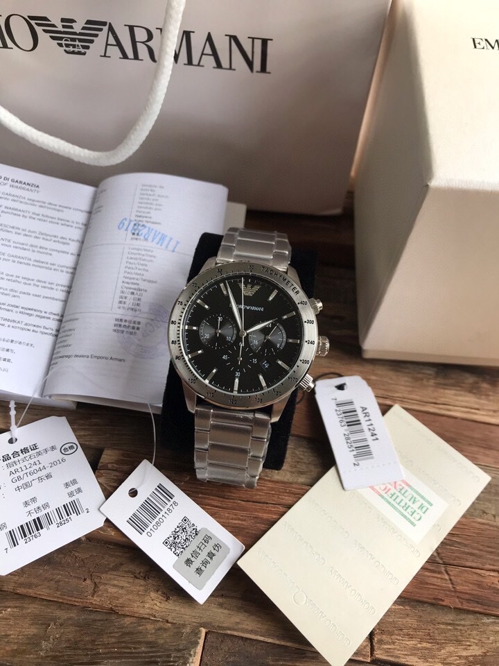 AR11241 ARMANI阿玛尼正品手表渠道货，全套专柜包装，带盖章保卡，防伪卡，支持专柜验货，实物拍摄