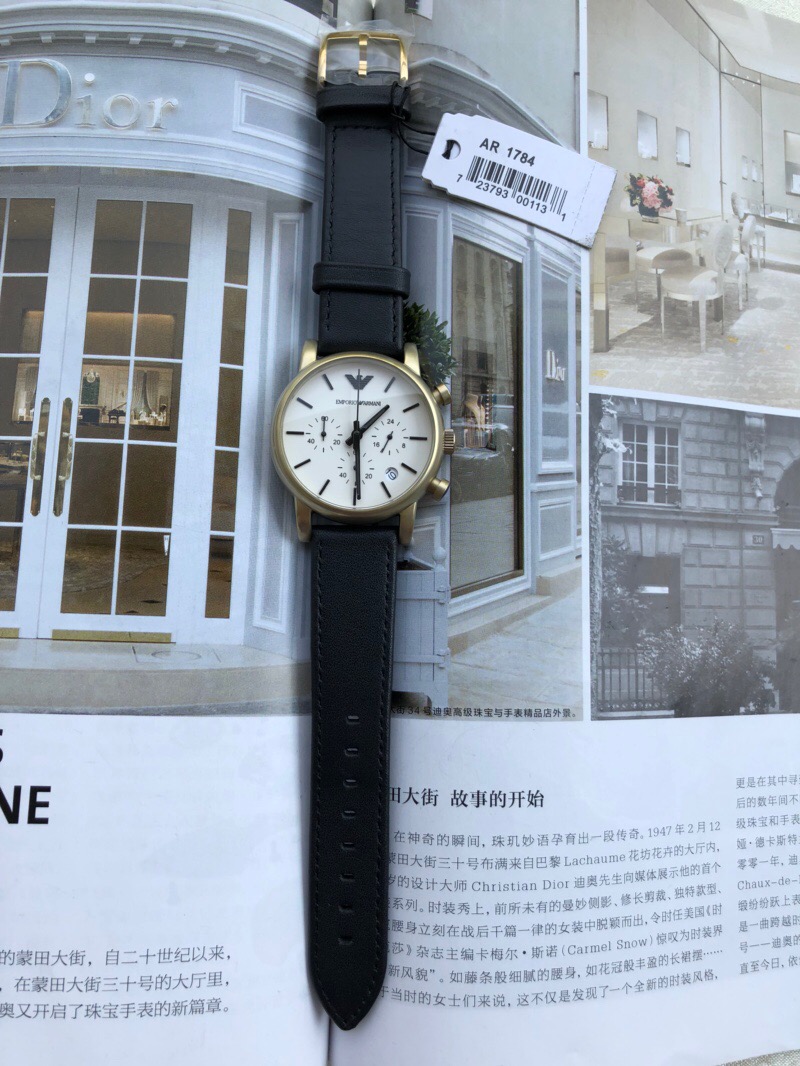 AR1784 ARMANI阿玛尼正品手表渠道货，全套专柜包装，带盖章保卡，防伪卡，支持专柜验货，实物拍摄