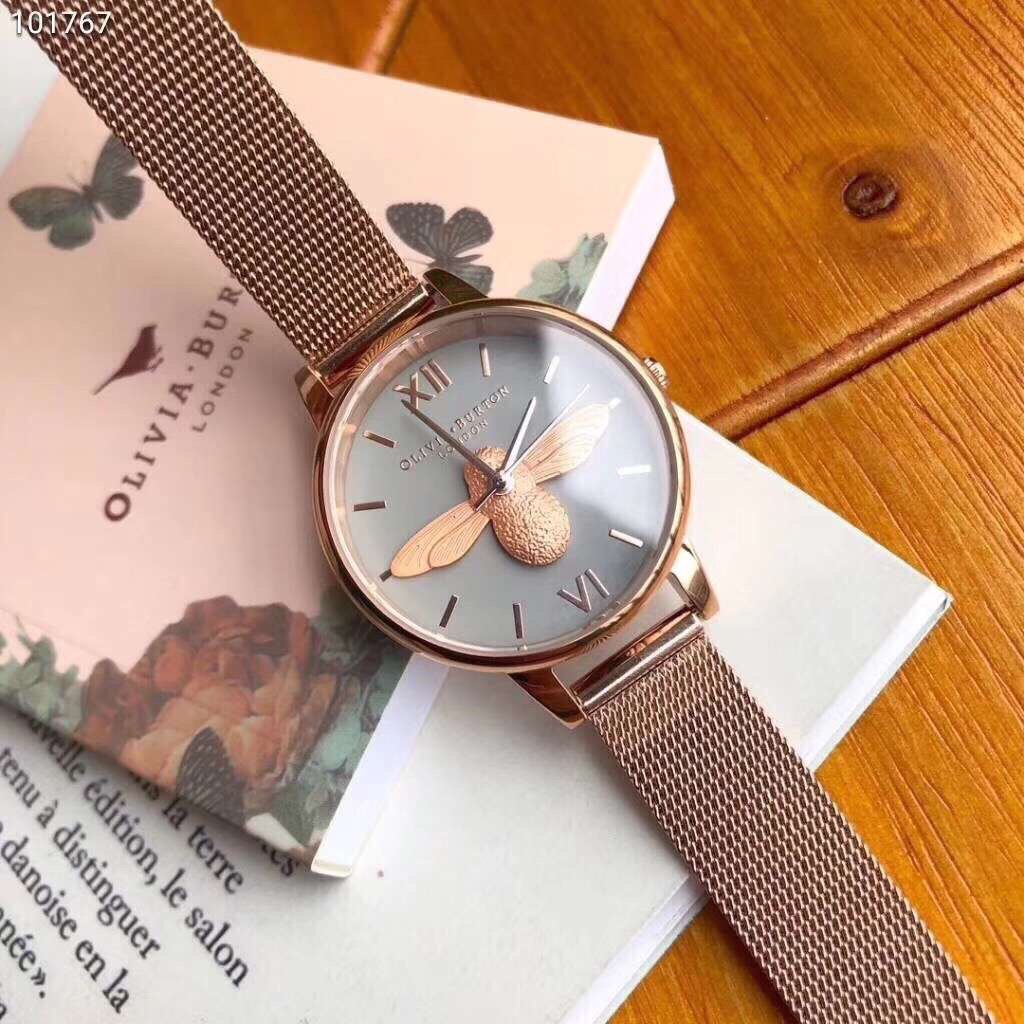B001 来自英国的设计师品牌olivia burton（OB），正品手表渠道货，全套专柜包装，支持