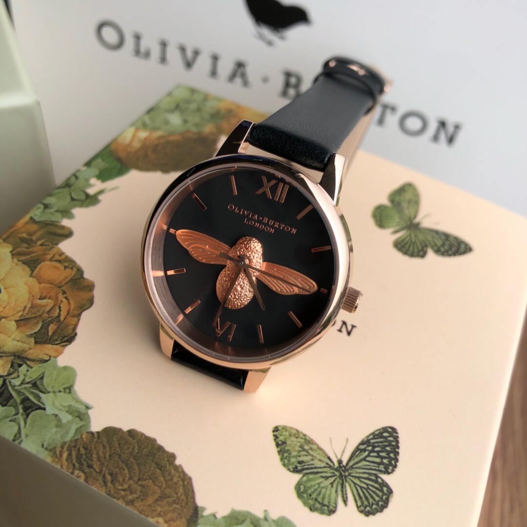 B006 来自英国的设计师品牌olivia burton（OB），正品手表渠道货，全套专柜包装，支持