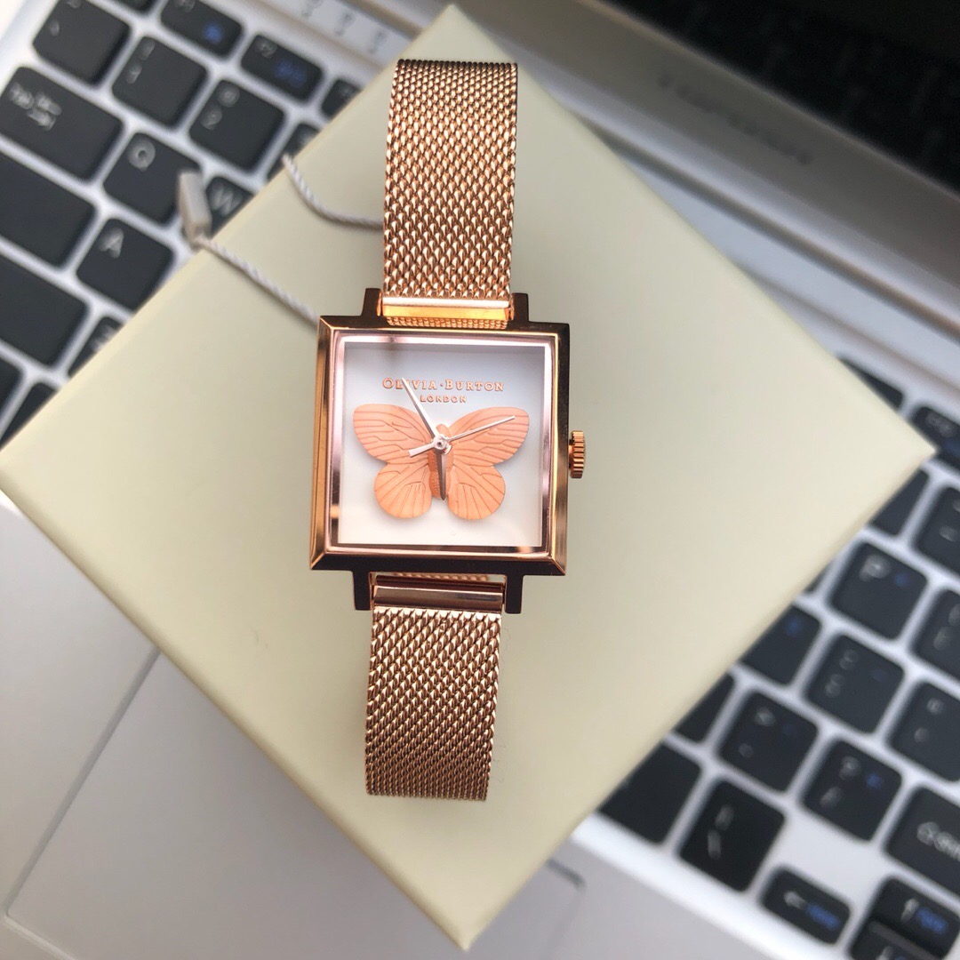 B009 来自英国的设计师品牌olivia burton（OB），正品手表渠道货，全套专柜包装，支持