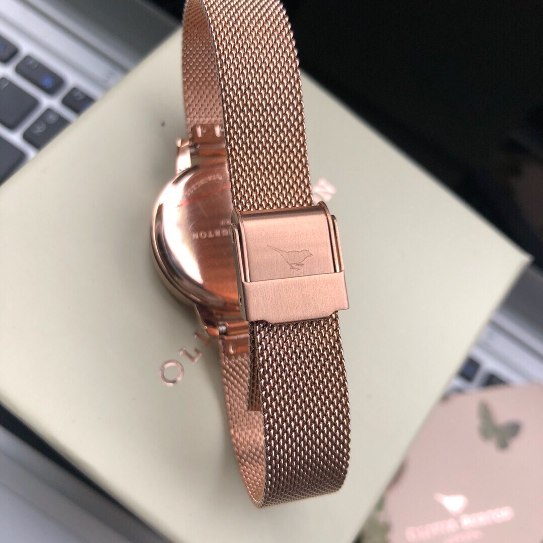 B012 来自英国的设计师品牌olivia burton（OB），正品手表渠道货，全套专柜包装，支持