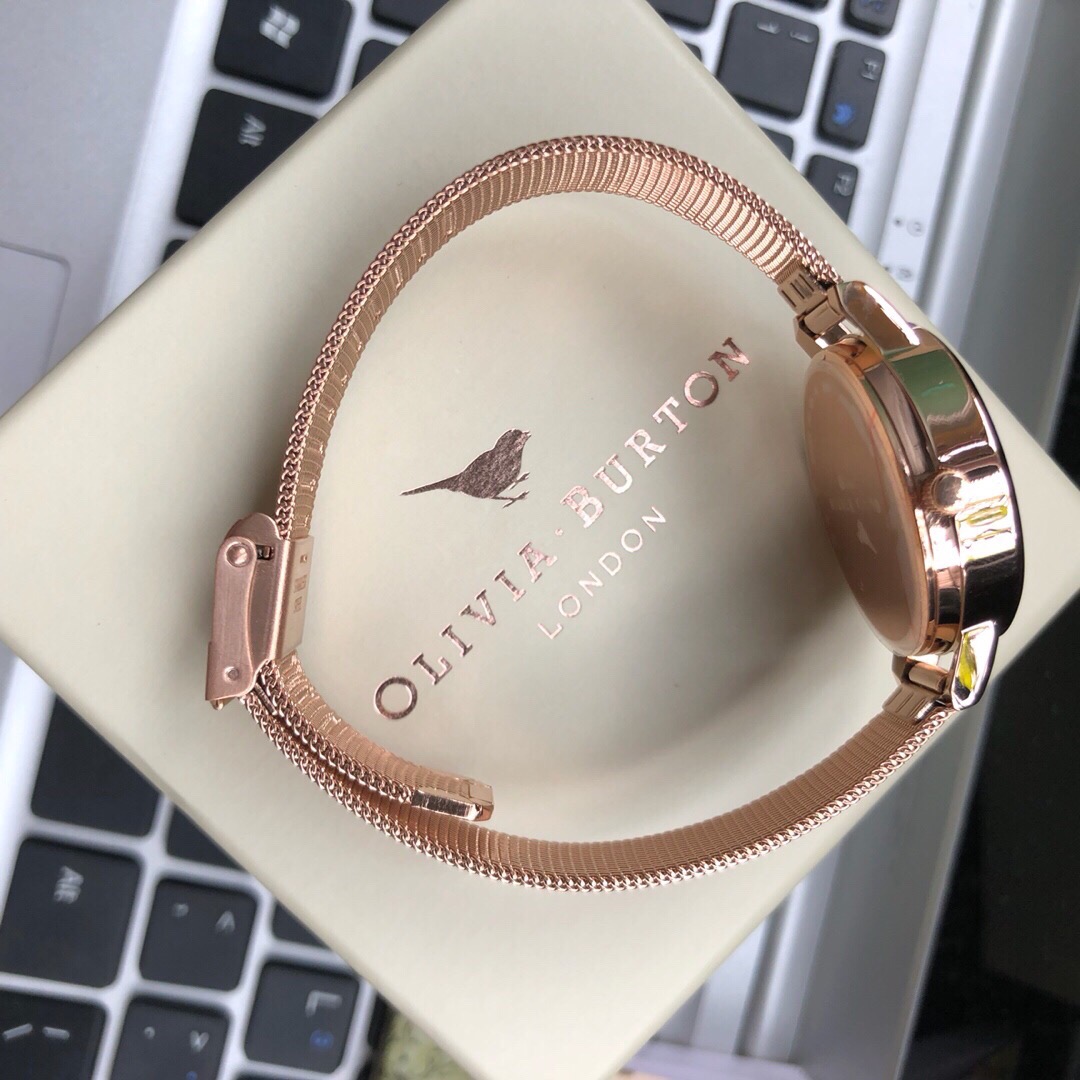 B015 来自英国的设计师品牌olivia burton（OB），正品手表渠道货，全套专柜包装，支持