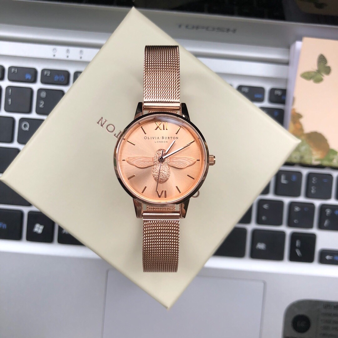 B013 来自英国的设计师品牌olivia burton（OB），正品手表渠道货，全套专柜包装，支持