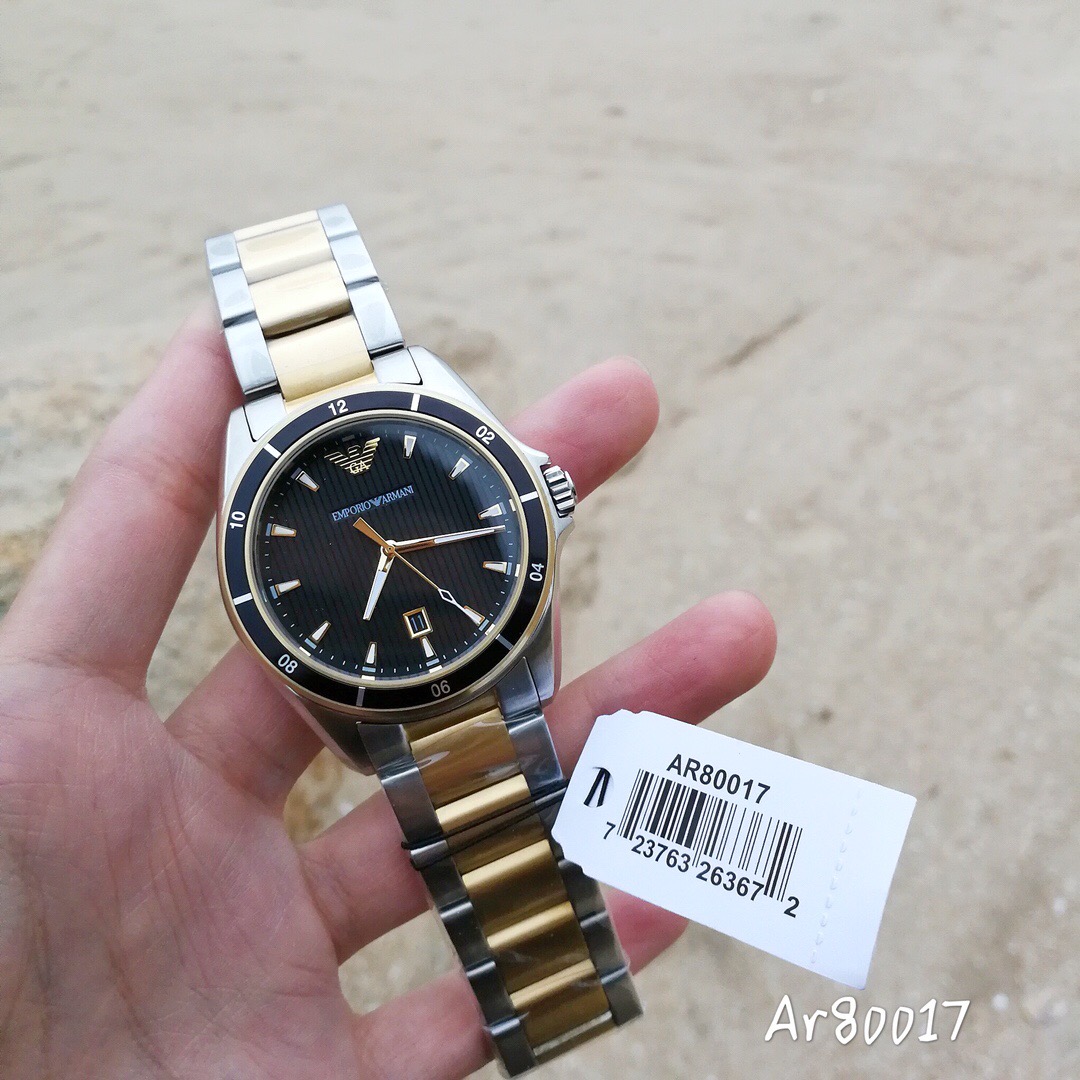 AR80017 Emporio Armani/阿玛尼正品手表渠道货，全套专柜包装，带盖章保卡，防伪卡，支持